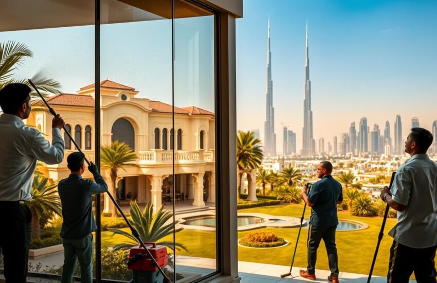 تنظيف المباني والفلل في دبي