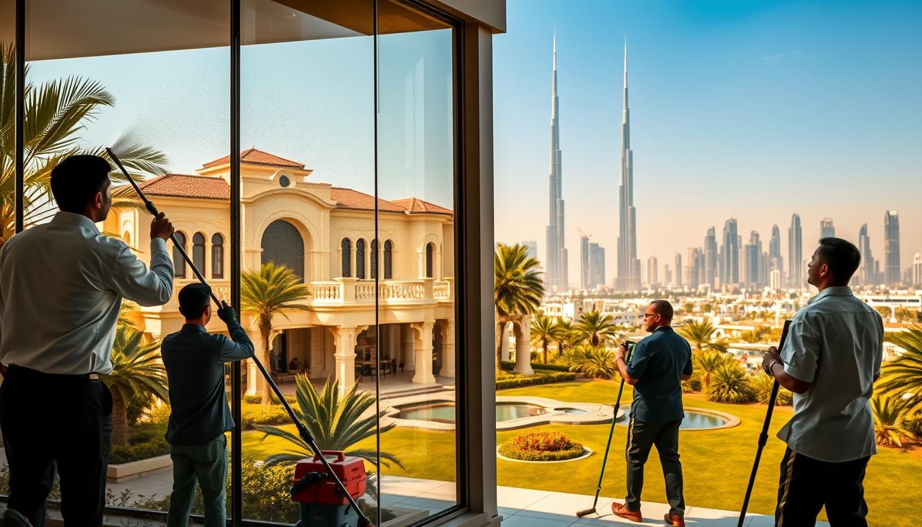 تنظيف المباني والفلل في دبي