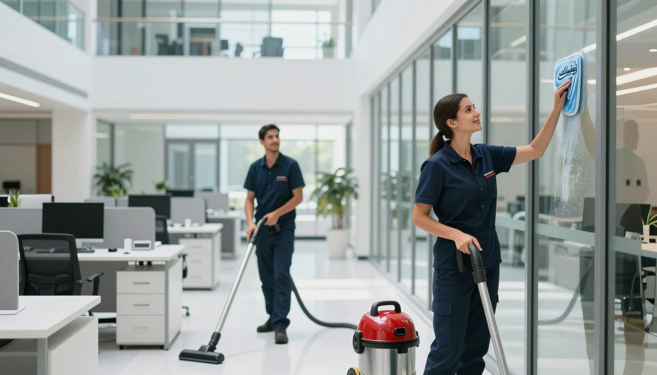 تنظيف المرافق التجارية